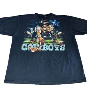 Vintage Liquid Blue NFL Dallas Cowboys Big Logo Shirt 
National Football League